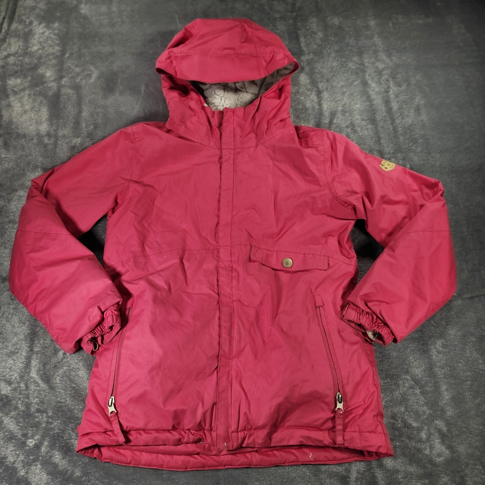 686 Wendy Winter Jacket Pink Hood Girls Extra Large